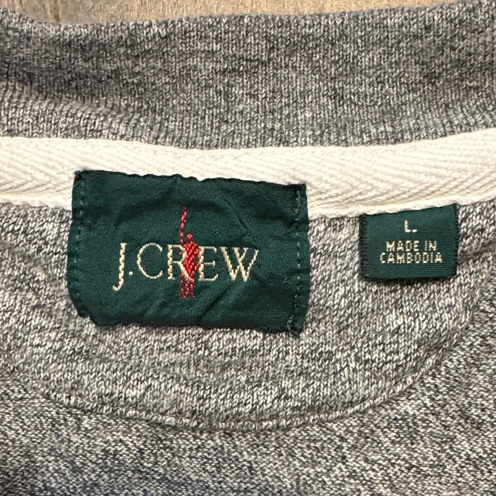 J. Crew Gray Rugby Top